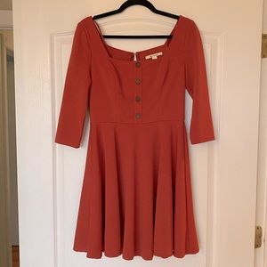 Miami Francesca’s 3/4 sleeve fall dress